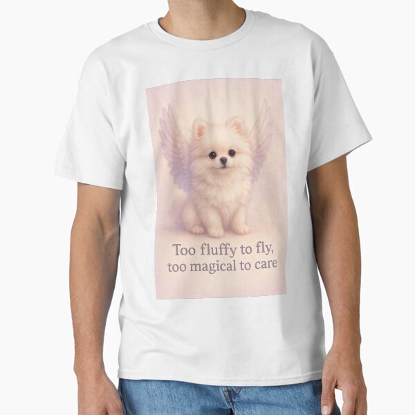 So Fluffy I Could Float ~Pegasus Puppy Classic T-Shirt