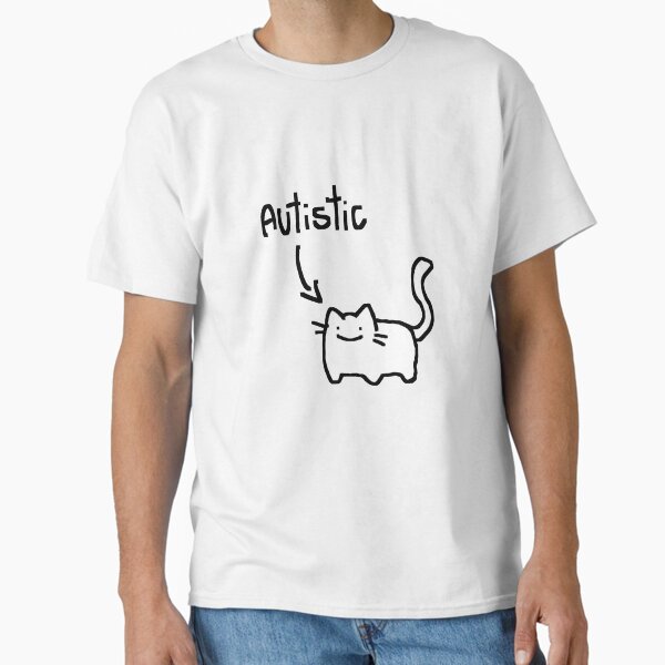 autistic cat Classic T-Shirt