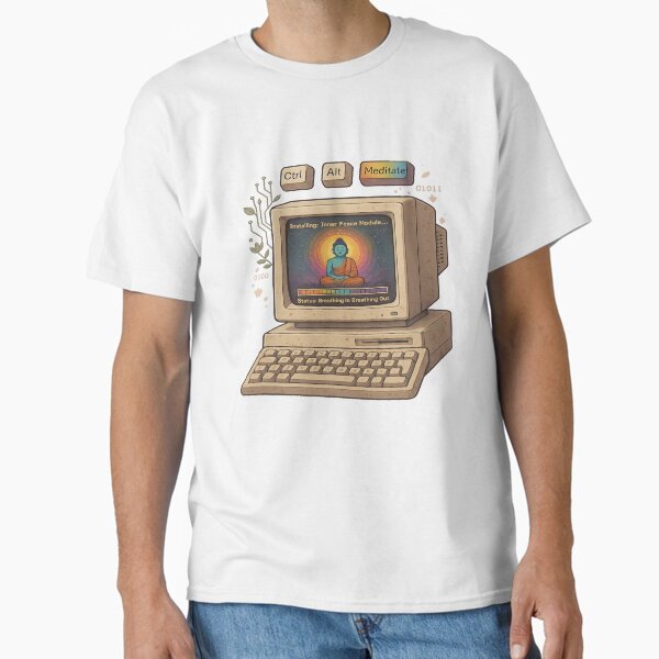 Ctrl + Alt + Meditate: Installing Inner Peace Classic T-Shirt
