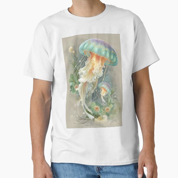 Gilded Bloom: A Jellyfish Jewel Classic T-Shirt