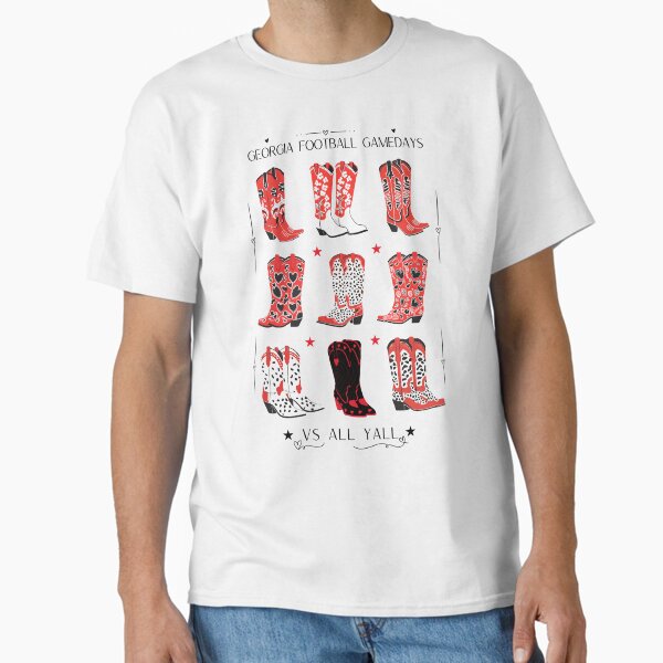 Georgia Football vs All Yall Boots, Bows & Bulldogs Classic T-Shirt