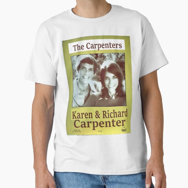 The Carpenters,Karen & Richard Carpenter,  Sheet Music, Karen, Richard Classic T-Shirt