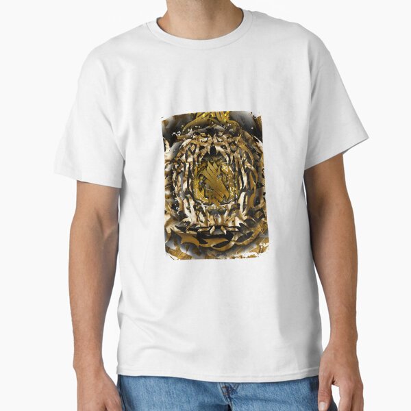 Elegant Gold & Black Calligraphy Art Classic T-Shirt