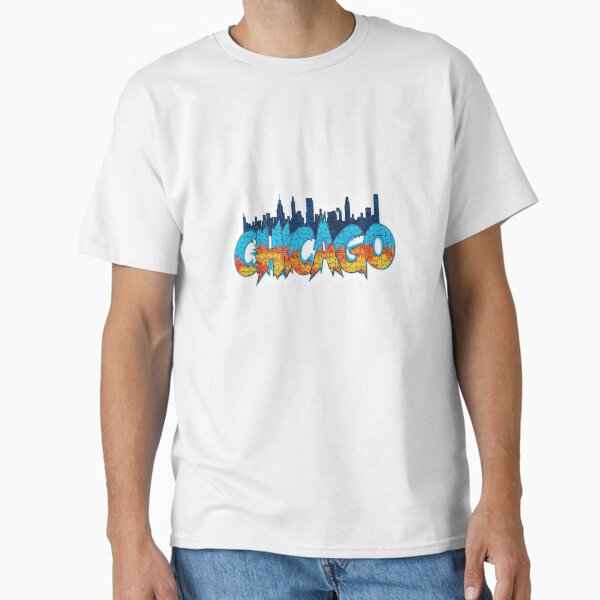 Chicago Windy Puzzle Wave Classic T-Shirt
