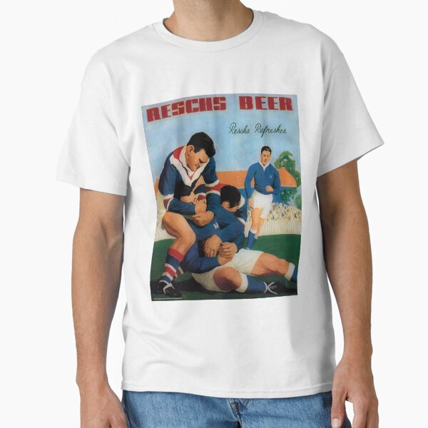 Reschs Beer 1930s advertisement - footballers headlock Classic T-Shirt