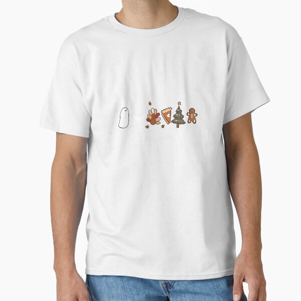 In Da Club We All Fam Holiday Halloween Thanksgiving Christmas Festive Trendy Classic T-Shirt