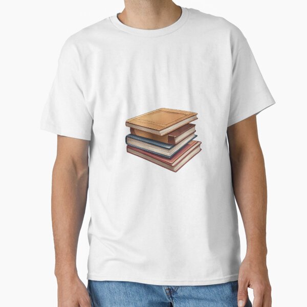 Aesthetic Stack of Vintage Books  Classic T-Shirt