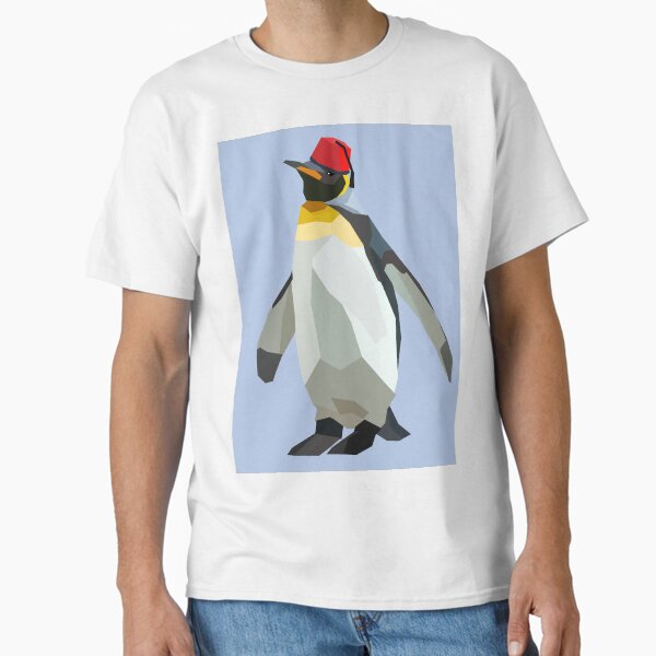 Penguin wearing a Fez and doing its thing!  Classic T-Shirt