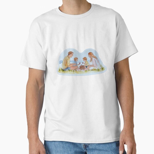 Seaside Family Picnic Classic T-Shirt