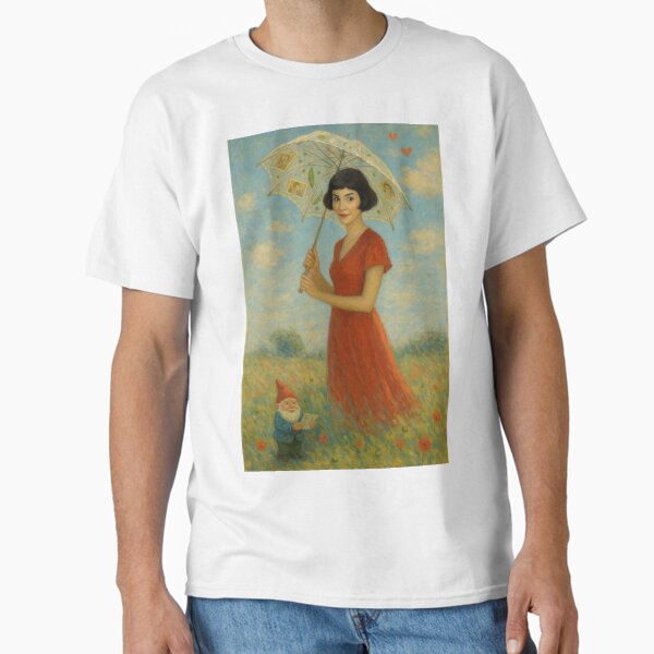 Amelie with a parasol Classic T-Shirt