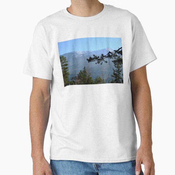 Snowy Peaks and Pine Trees - Mountains, Poland Classic T-Shirt
