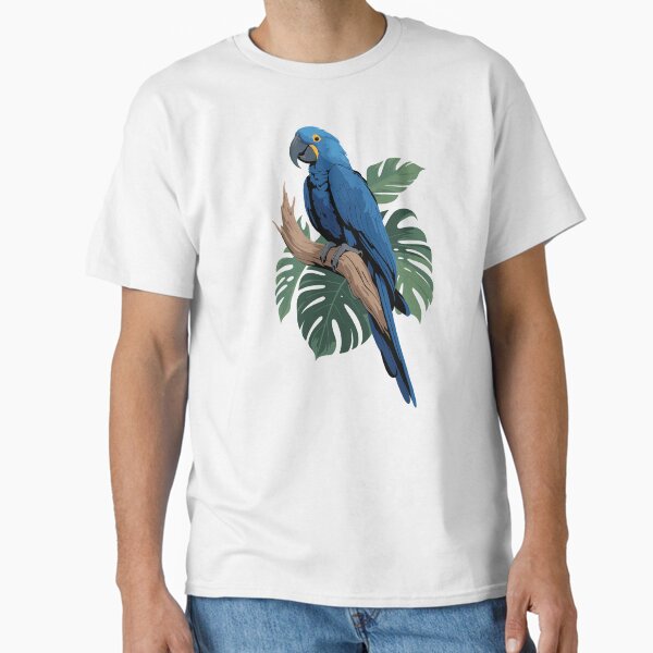 Hyacinth Macaw Tee – Bold Blue Amazon Parrot Tropical Classic T-Shirt