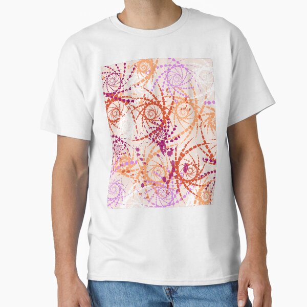 Abstract Lesbian Pride Flag Classic T-Shirt
