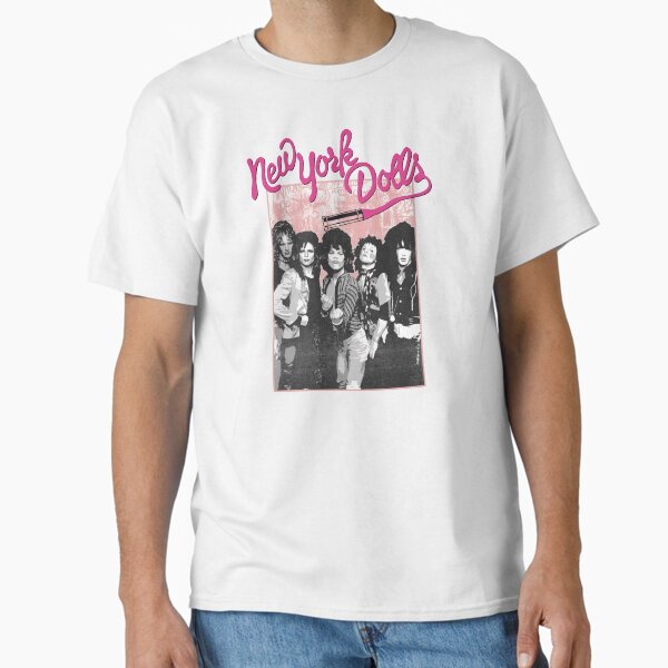 New York Dolls - Pink Graffiti Classic T-Shirt