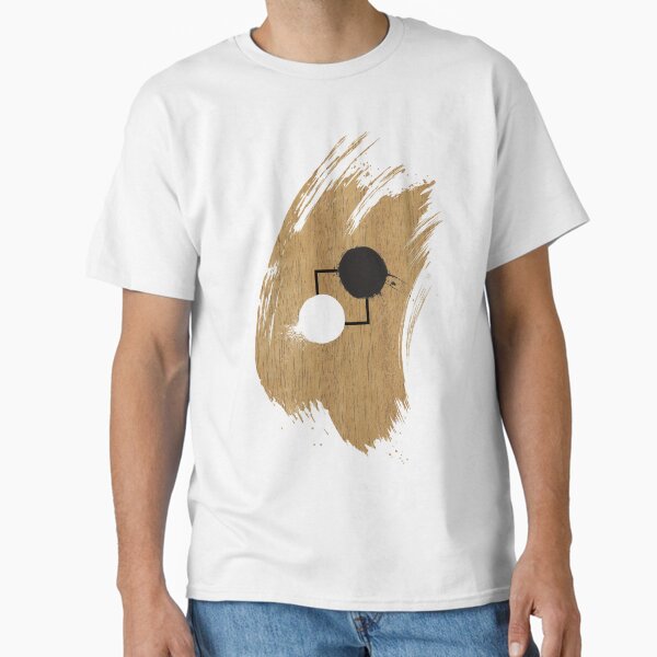 Go Balance – Minimalist Black and White Zen Design Classic T-Shirt