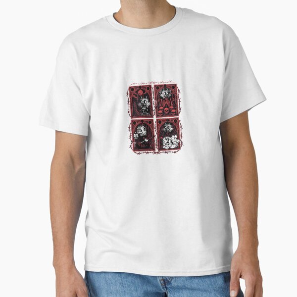 Gravure character with cartoon Old School animals Classic T-Shirt