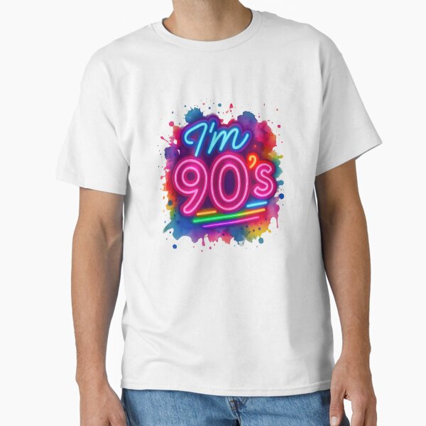 Neon 90’s Splash Classic T-Shirt