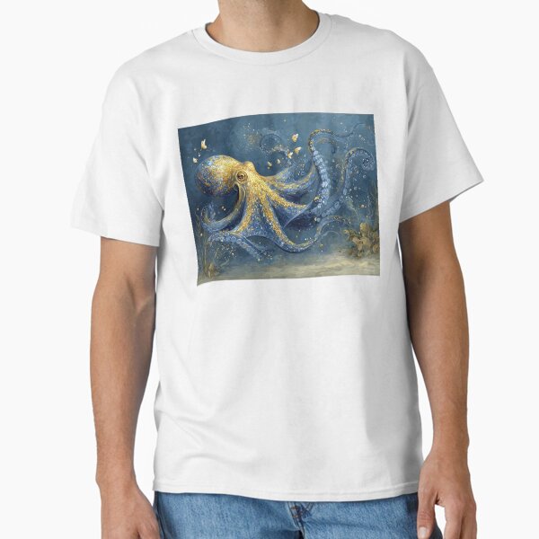 Sapphire and Gold: An Octopus's Dream Classic T-Shirt