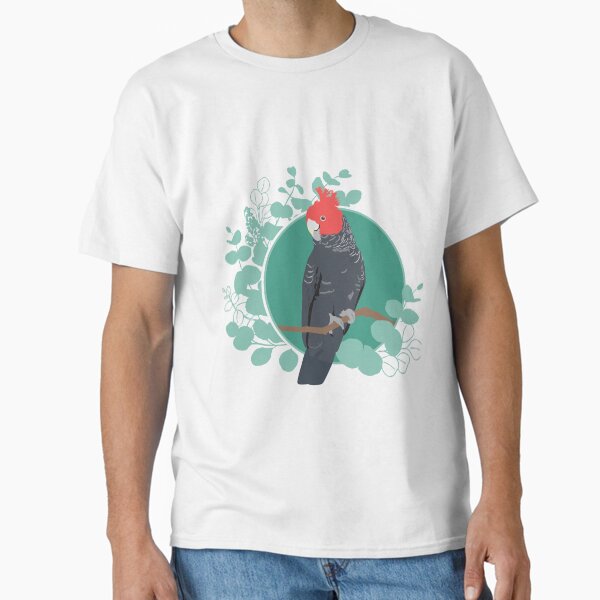 Gang Gang Cockatoo Australian bird Eucalyptus green Classic T-Shirt