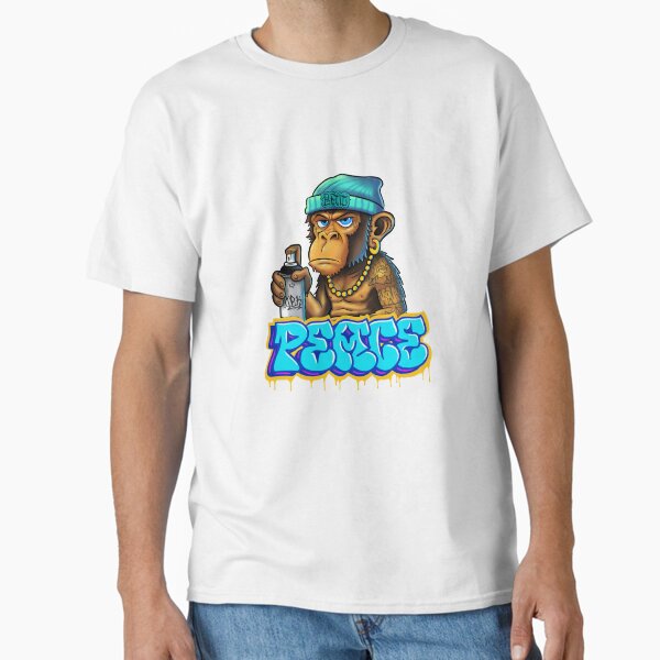 Street Art Monkey - Peace Graffiti Vibe. Classic T-Shirt