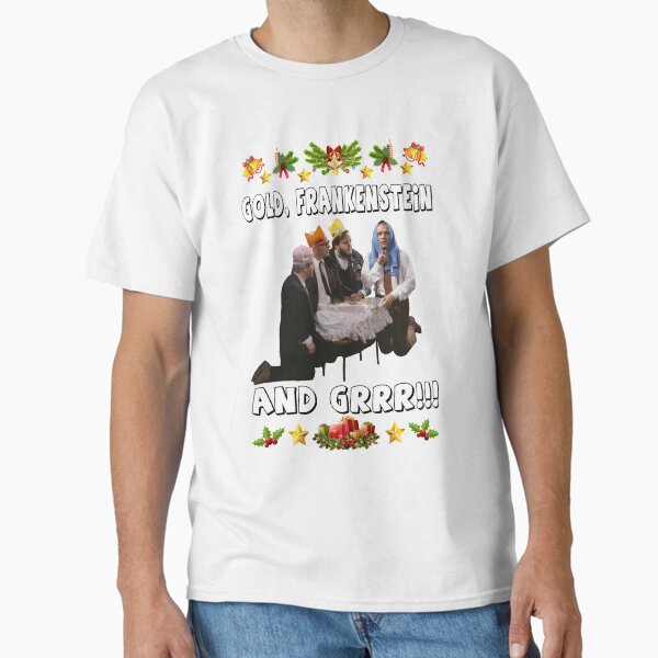 Gold Frankenstein and Grrrr Classic T-Shirt