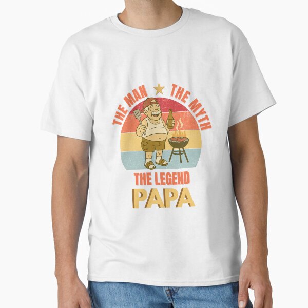 Papa Grill Shirt for Father’s Day Classic T-Shirt