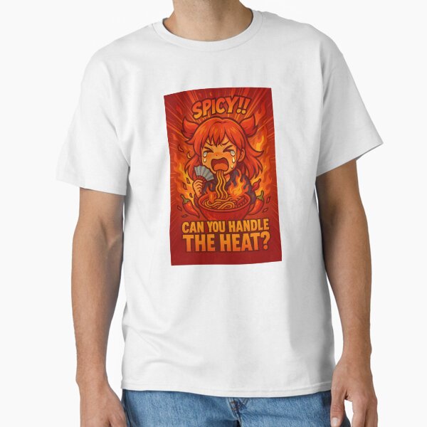 Anime Girl Spicy Ramen Challenge Classic T-Shirt