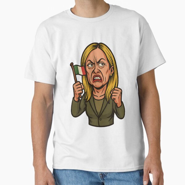 Meloni â€“ The grim grasp for the flag Classic T-Shirt