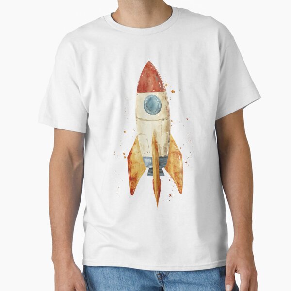 Classic Space Rocket Launch Classic T-Shirt