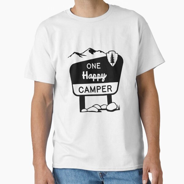 One Happy Camper Bubble Camping Crew First Birthday Boy Adventure Classic T-Shirt