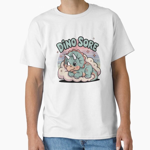 Dino Sore Sticker Classic T-Shirt