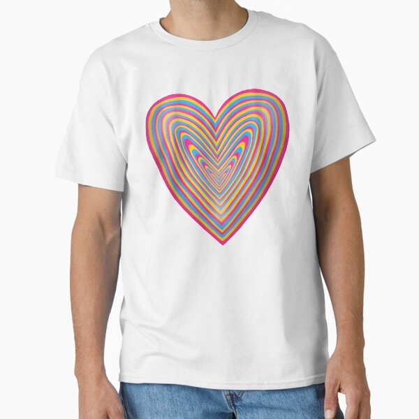 Pansexual heart Classic T-Shirt