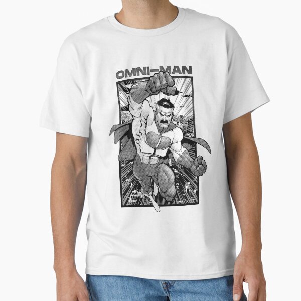 Omni-Man Black and White T-shirt Classic T-Shirt