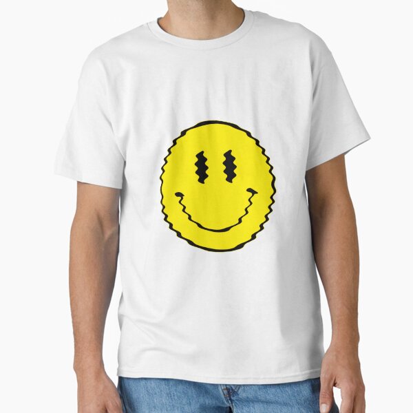 Acid House Smiley Wavy Old School 87 88 Classic T-Shirt