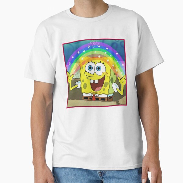 Rainbow Sponge Bob Classic T-Shirt