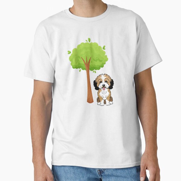 Dog and Tree in the Park Classic T-Shirt