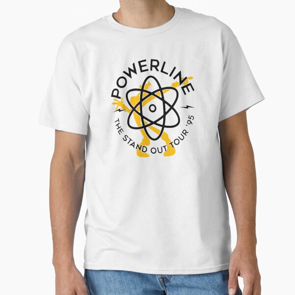 Powerline - Black Tour Logo Classic T-Shirt