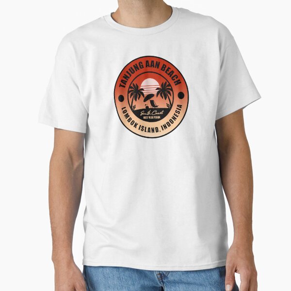 Tanjung Aan Beach Indonesia Surfing Classic T-Shirt