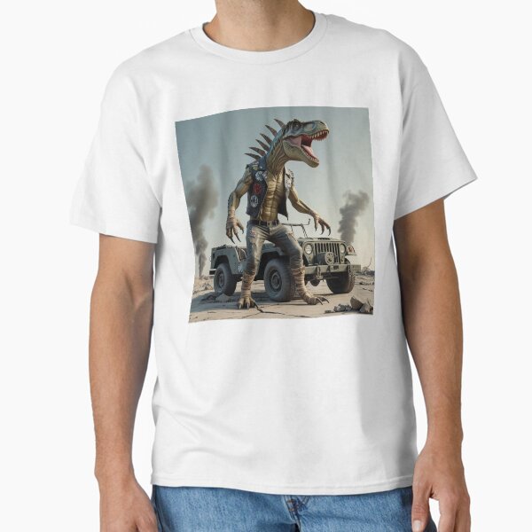 Ashclaw the rebellious velociraptor Classic T-Shirt