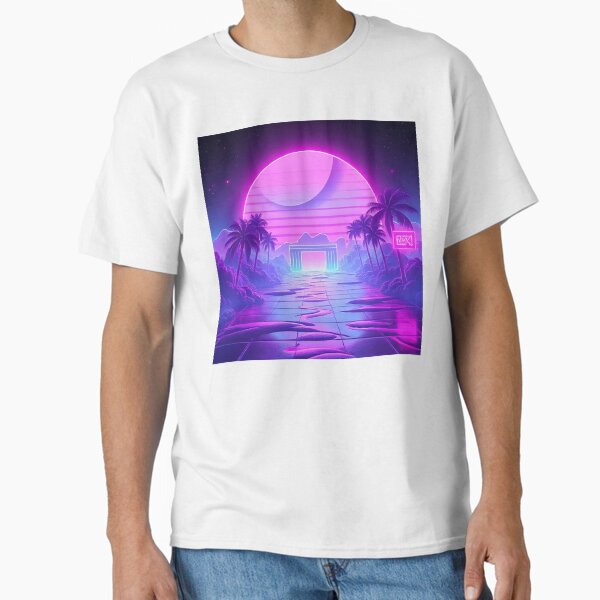 Vaporwave Aesthetic T-Shirt – Retro 80s Synthwave Vintage Tee Classic T-Shirt