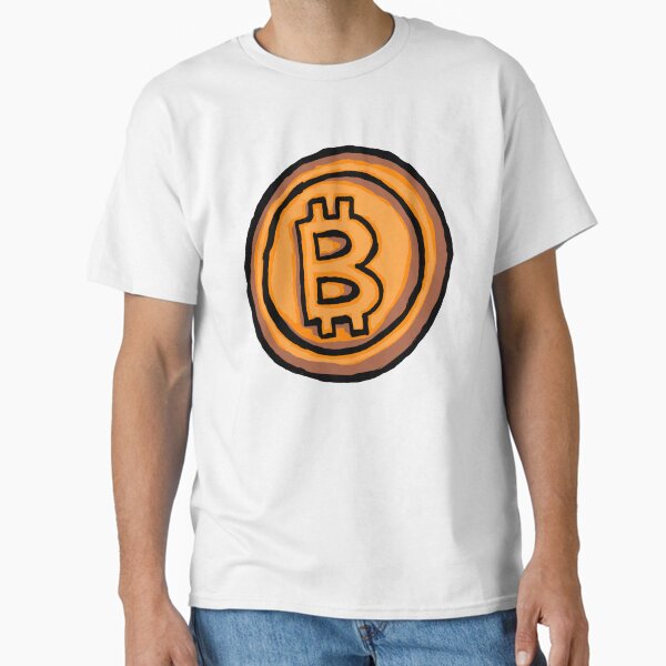 Digital Bitcoin Artwork – BTC Illustration for Crypto Fans Classic T-Shirt