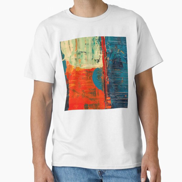 Color Bursts Create Rhythmic Chaos Classic T-Shirt
