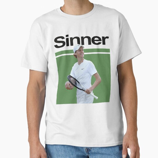 Jannik Sinner Poster, Tennis Digital Classic T-Shirt