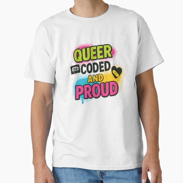 Queer Coded and Proud â€“ Bold Retro Design Classic T-Shirt