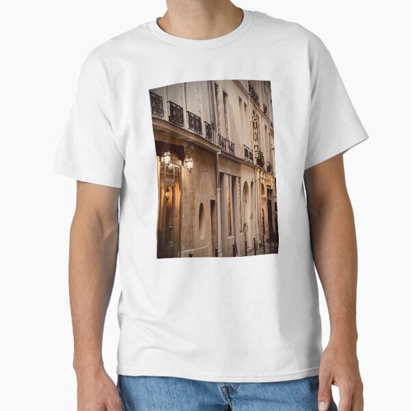 Paris Cinemas Street Scene Classic T-Shirt