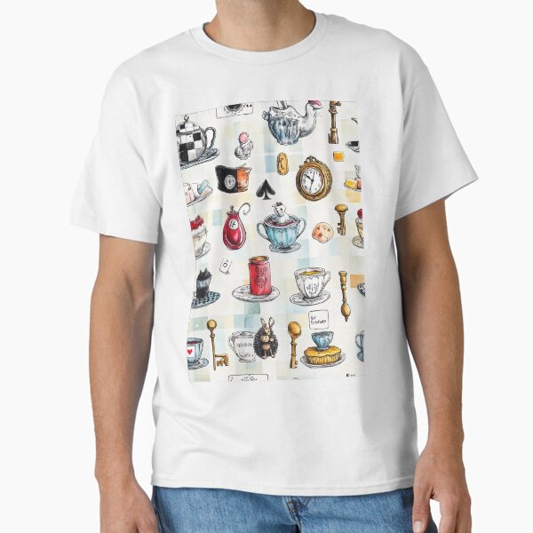 Curious Companions Meet Over Tea And Games Classic T-Shirt
