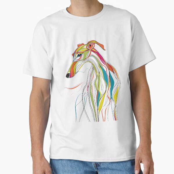 Colorful greyhound Classic T-Shirt