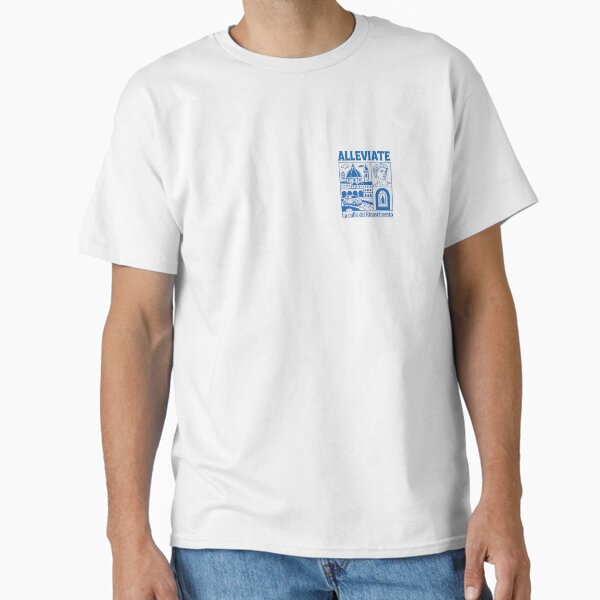 Alleviate – Retro Italian Graphic Tee Design Classic T-Shirt
