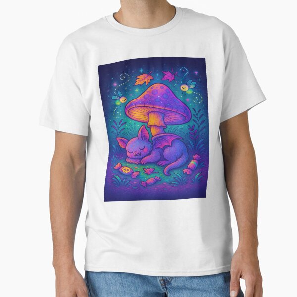 Spooky Grove: Bat Mushroom Sleepover Classic T-Shirt