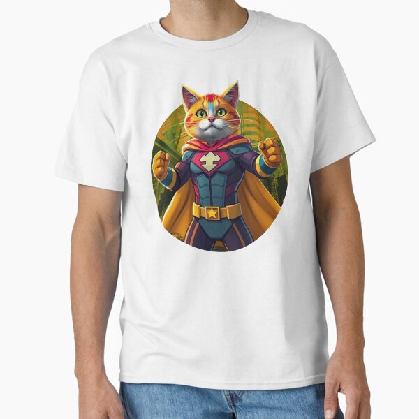 SuperCat Power : The Heroic Feline You Didn’t Know You Needed Classic T-Shirt